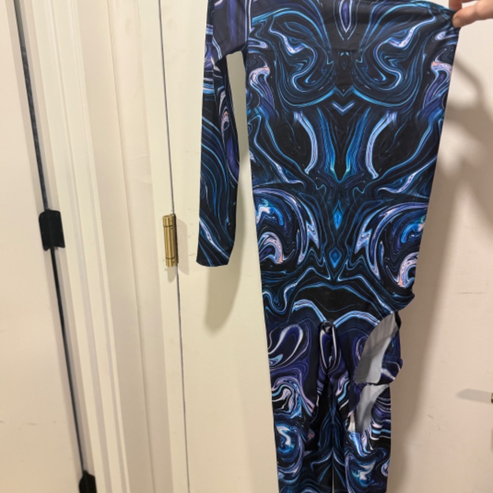 Candy Catz | Lost Space Asymmetrical Catsuit | Size Medium - Picture 3 of 4